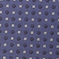 Steel Blue 3-Fold Bespoke Silk Tie — Caprice Bespoke®
