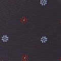 Deep Red Floral 3-Fold Bespoke Silk Tie — Caprice Bespoke®