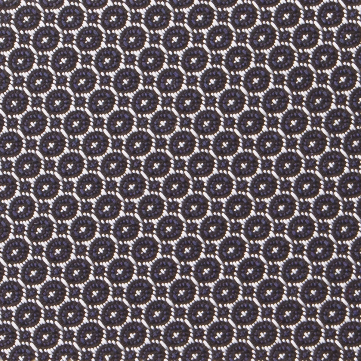 Midnight Medallion 5-Fold Bespoke Silk Tie — Caprice Bespoke®