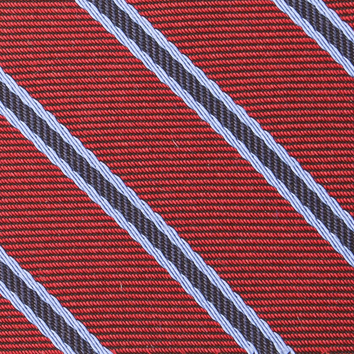 Royal Blue Geometric 5-Fold Bespoke Silk Tie — Caprice Bespoke®