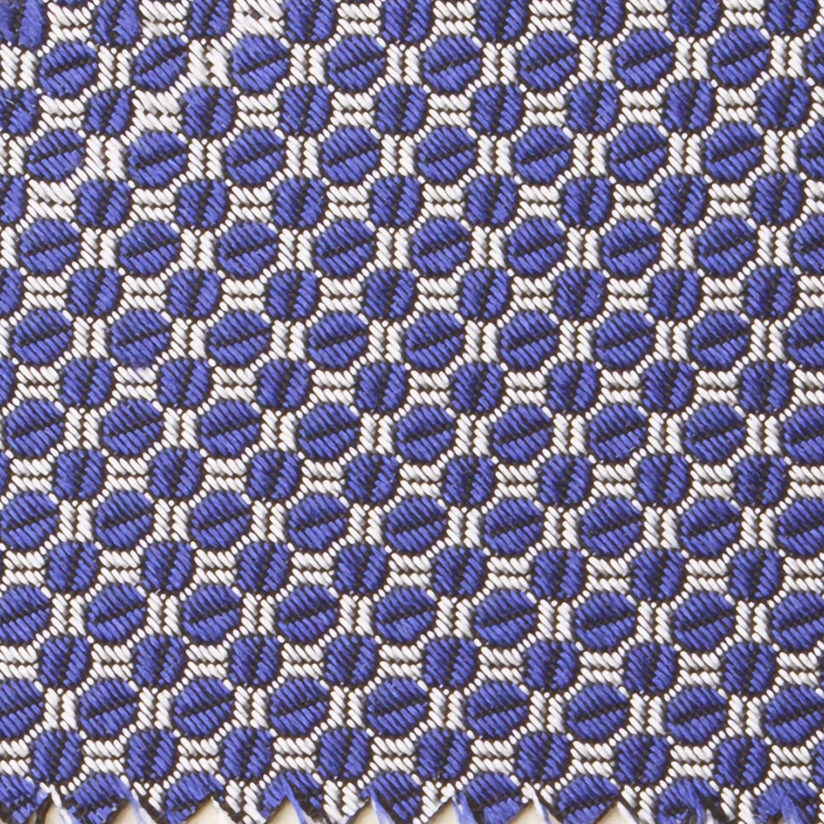 Navy Paisley 5-Fold Bespoke Silk Tie — Caprice Bespoke®