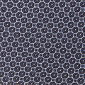 Midnight Medallion 3-Fold Bespoke Silk Tie — Caprice Bespoke®