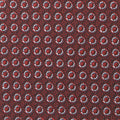 Navy Geometric 7-Fold Bespoke Silk Tie — Caprice Bespoke®