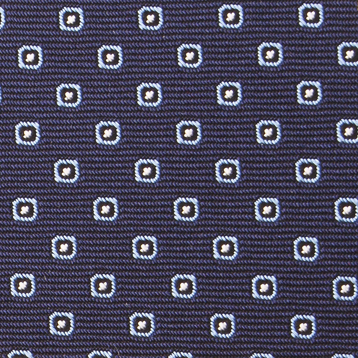 Midnight Blue 3-Fold Bespoke Silk Tie — Caprice Bespoke®