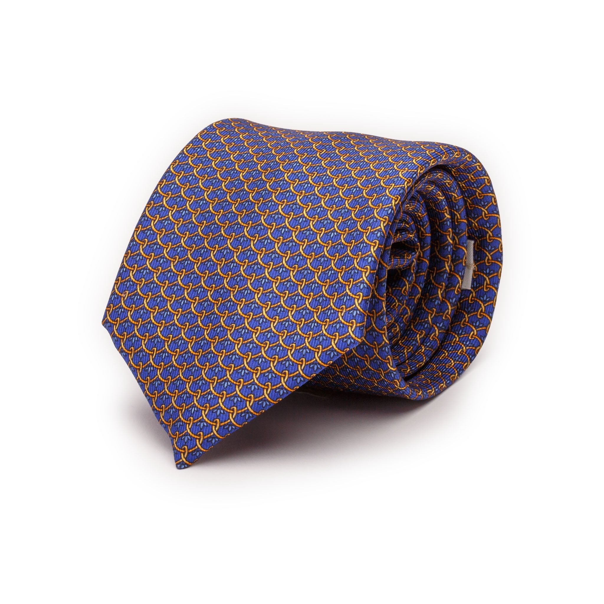 blue-silk-tie-with-waterlily-handmade-in-italy