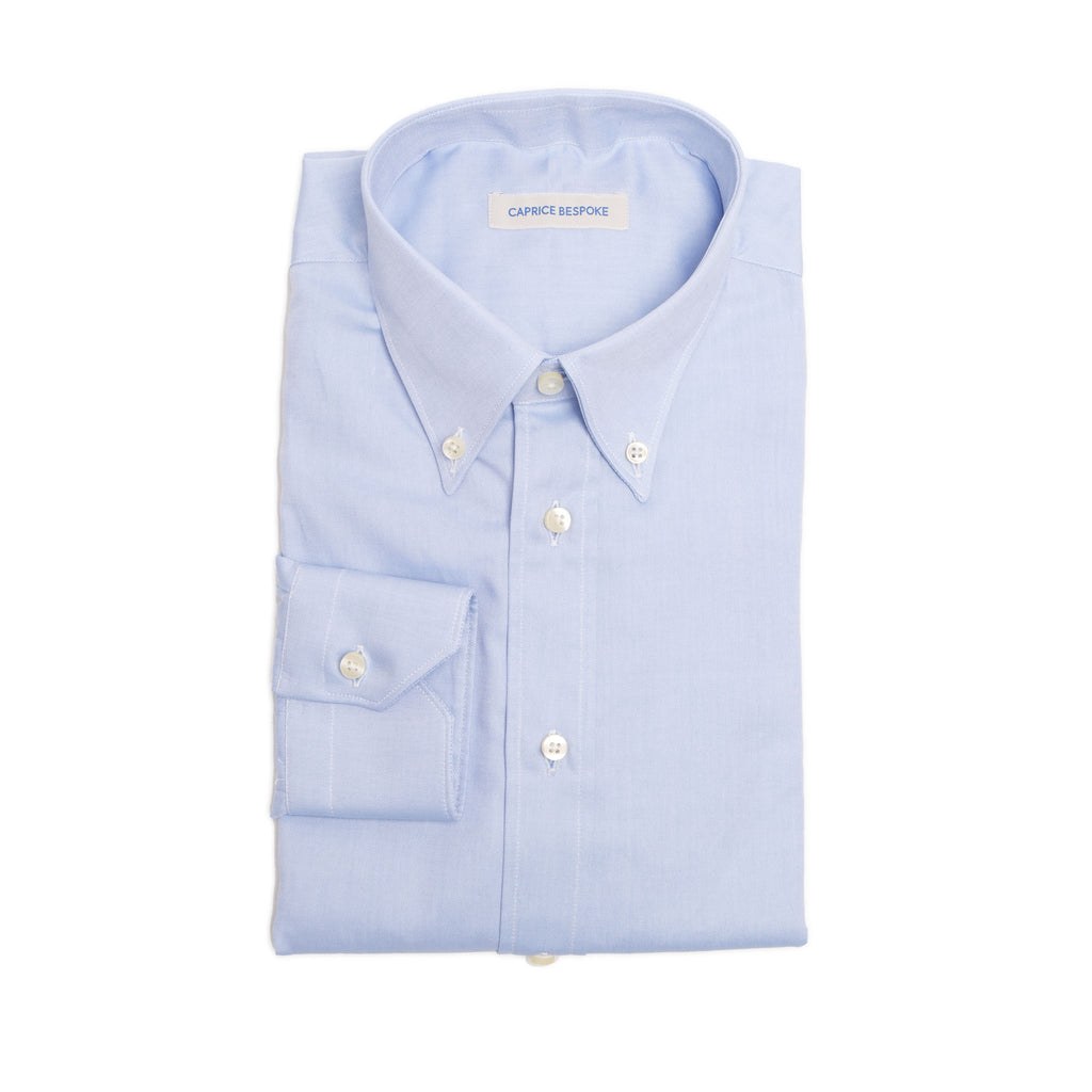 False-Plain Oxford Cotton Shirt