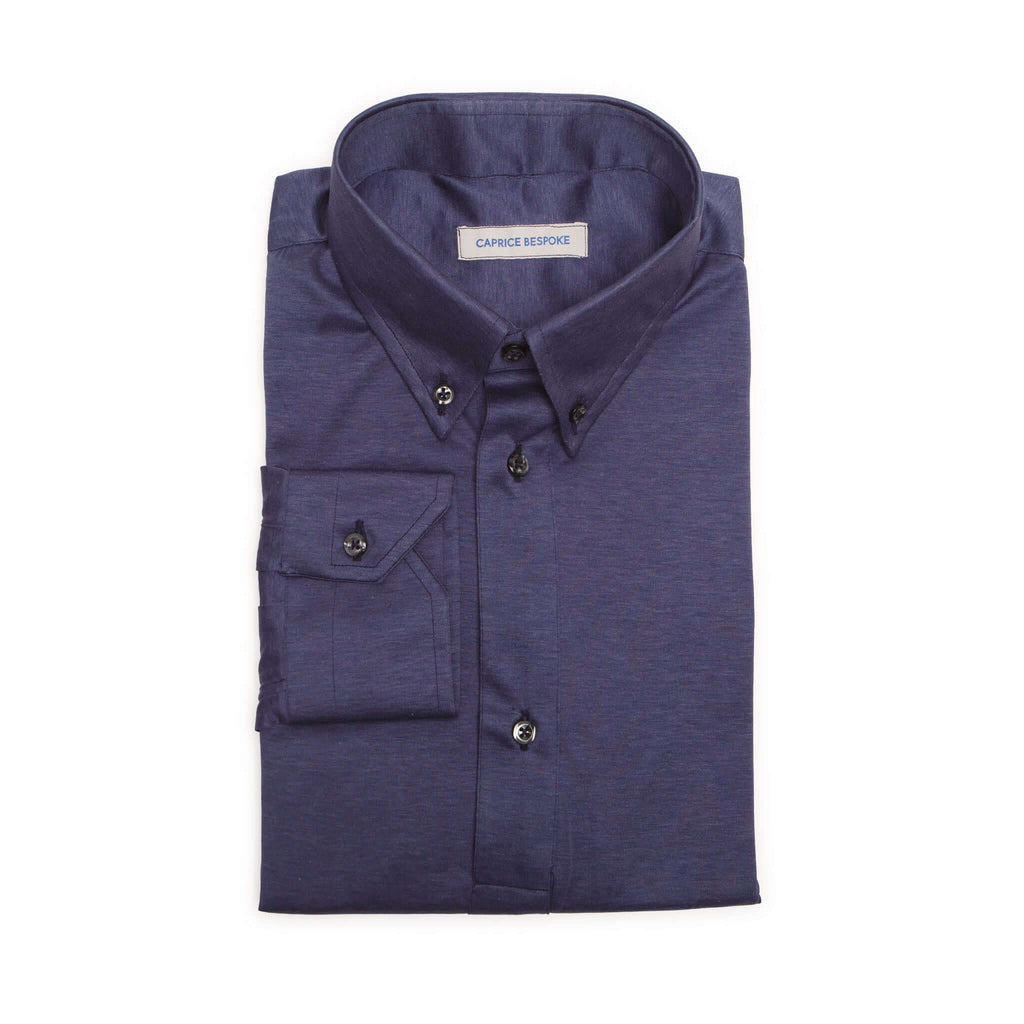 Long-Sleeved Polo Shirt, Double Twisted Fabric