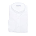 Camicia bianca in cotone e lino