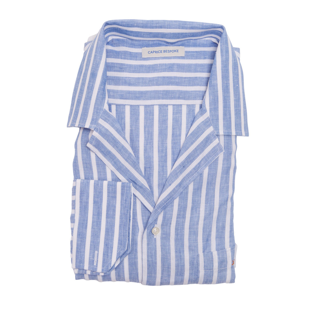 Linen Reverse-Stripe Shirt