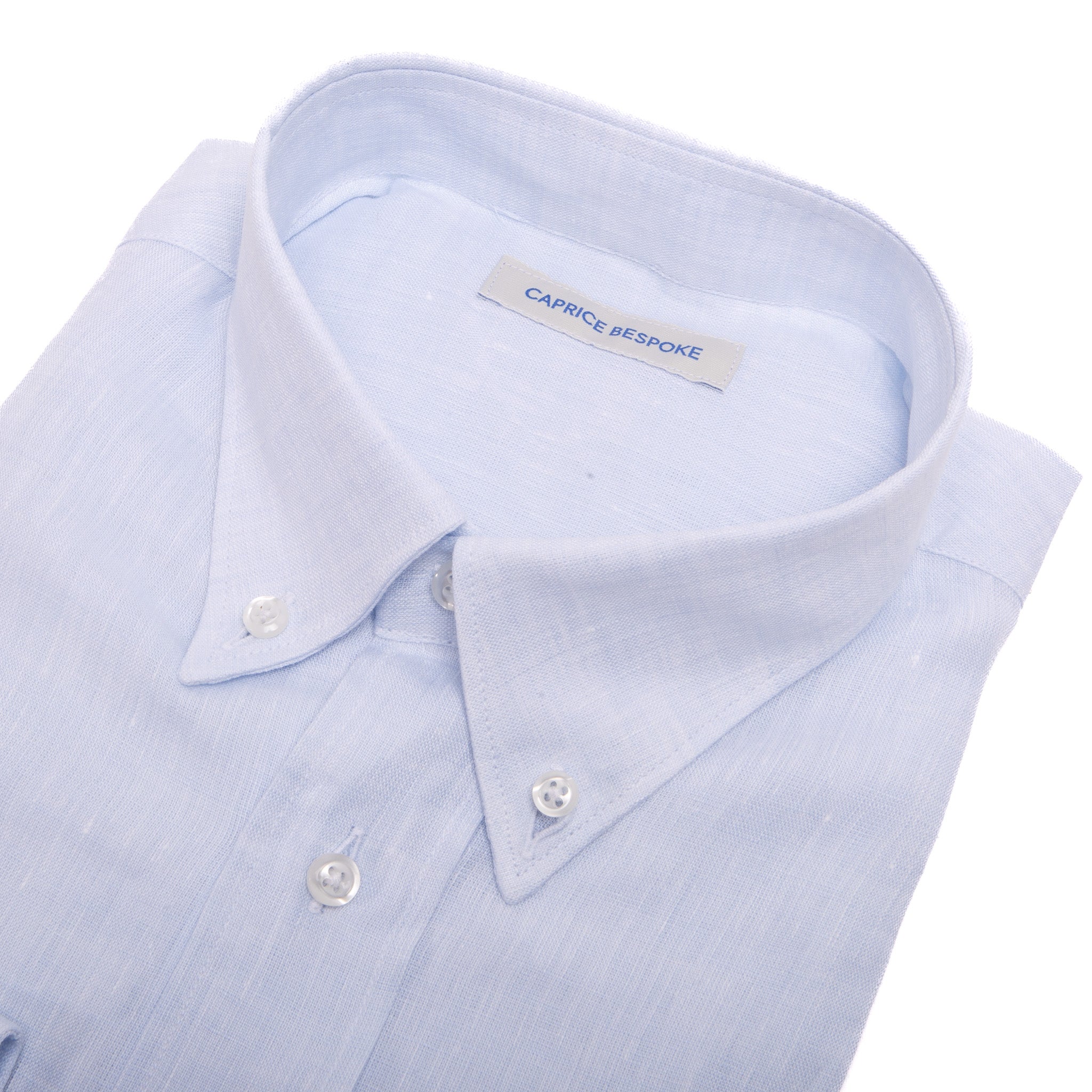 Camicia di lino azzurro