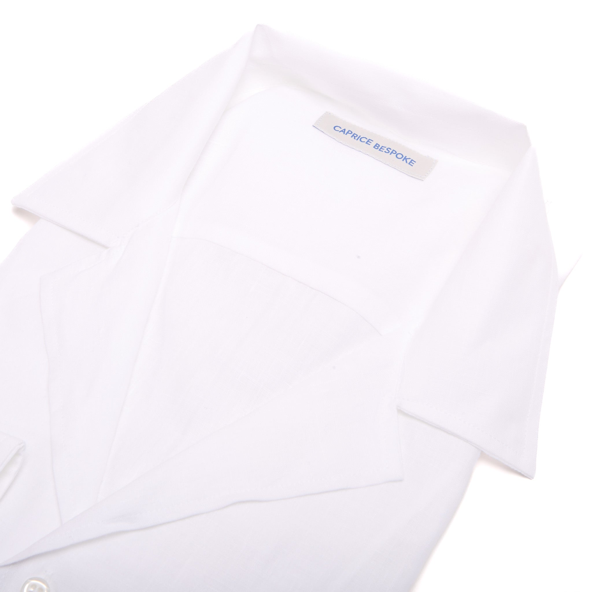 Camicia in lino con tasca a barchetta