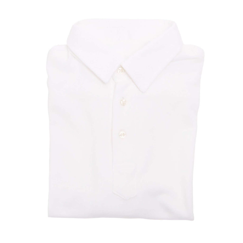Short-Sleeved Polo Shirt, Double Twisted Fabric