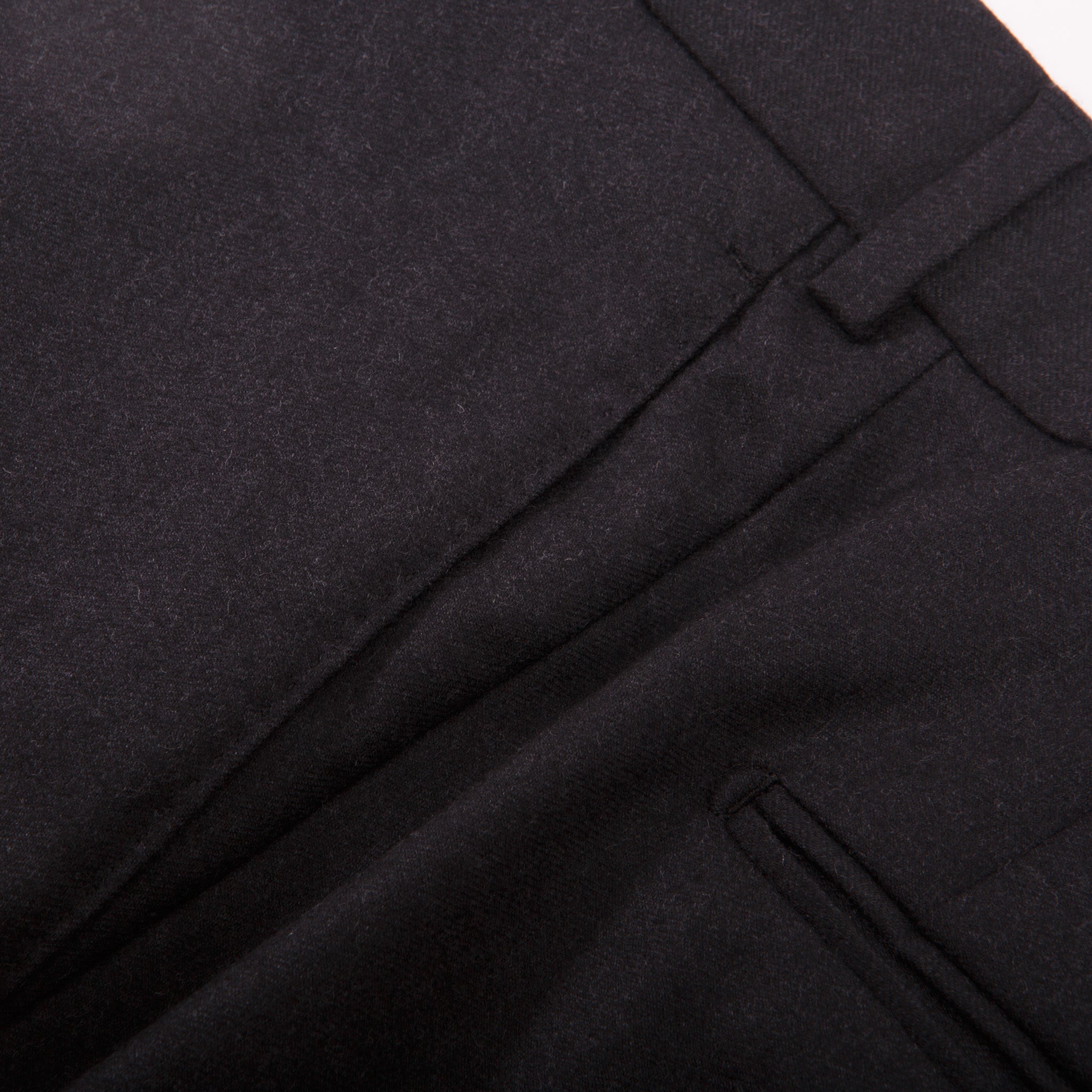 Light Blue Cotton Dress Trousers – front detail