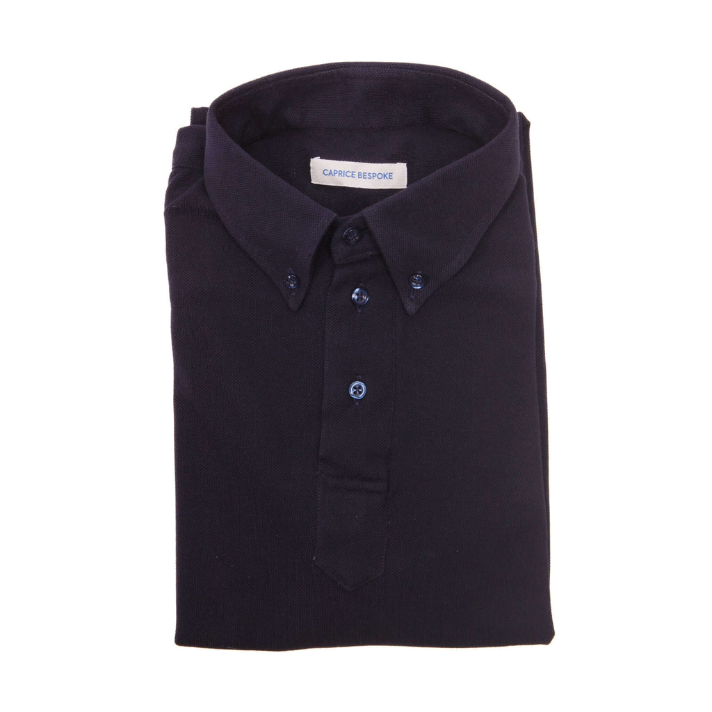 Long-Sleeved Polo Shirt in Jersey