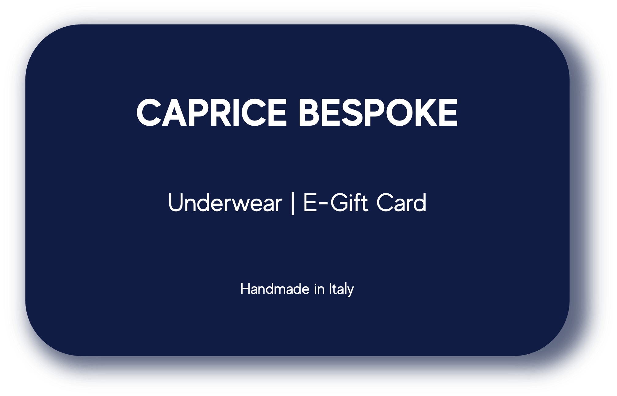 Carta regalo elettronica per biancheria intima personalizzata