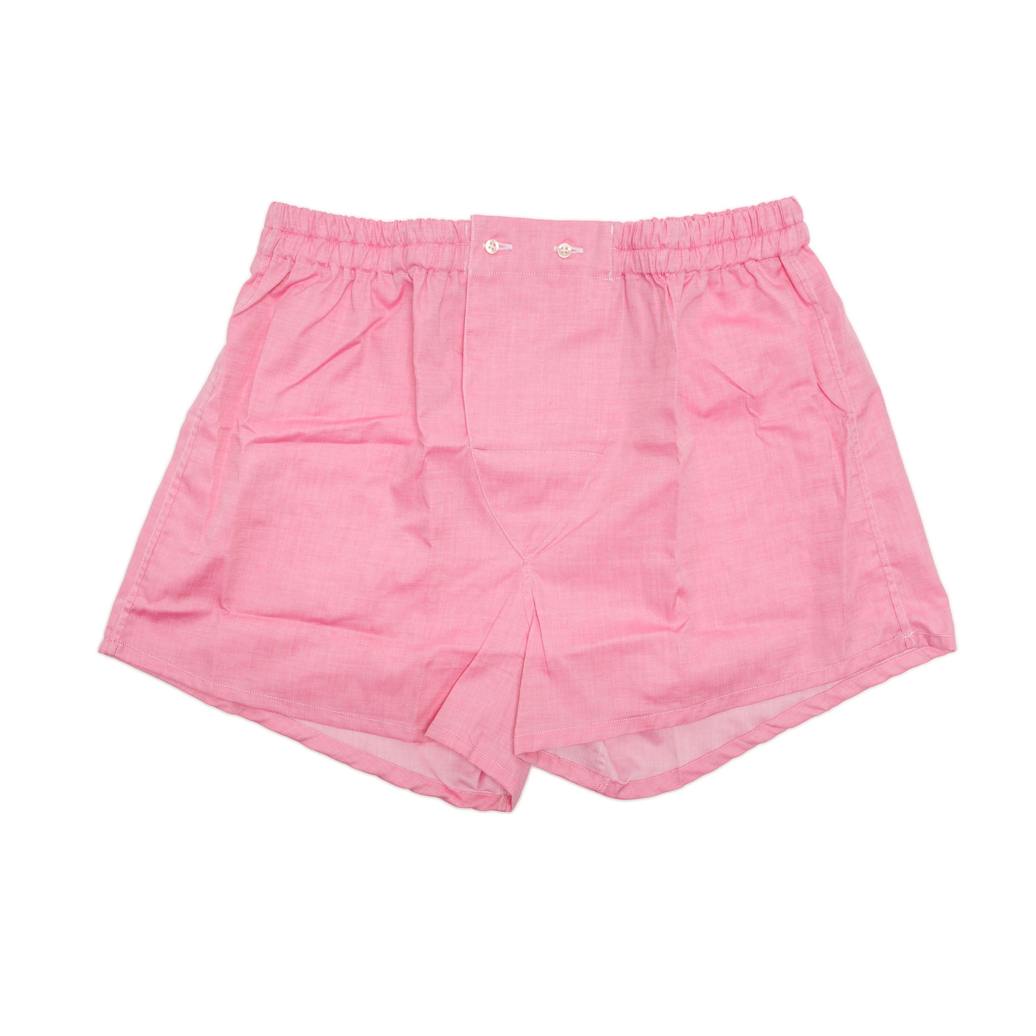 Pink Solid Cotton Boxer with Luxury Dust Bag – detail