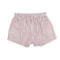 Brown Stripe Cotton Boxer with Luxury Dust Bag – full view
