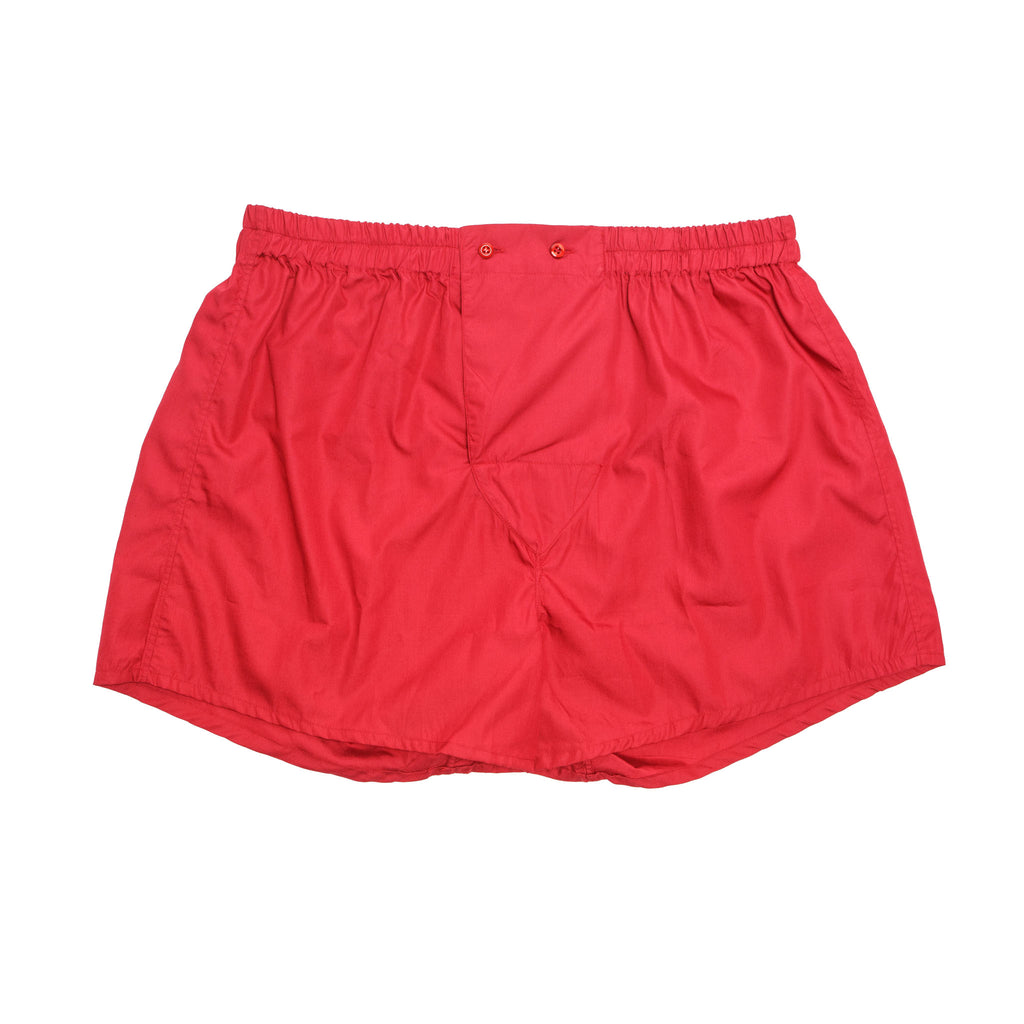 Red Cotton Boxer with Luxury Dust Bag – detail