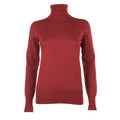 Women's Italian cashmere cycling knit with high cuffs in grey