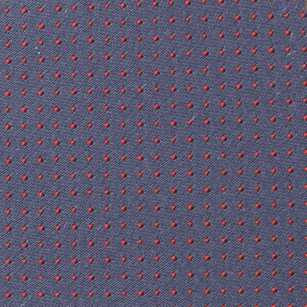 Navy Micro-Dot 7-Fold Bespoke Silk Tie — Caprice Bespoke®