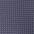 Navy Micro-Dot 5-Fold Bespoke Silk Tie — Caprice Bespoke®