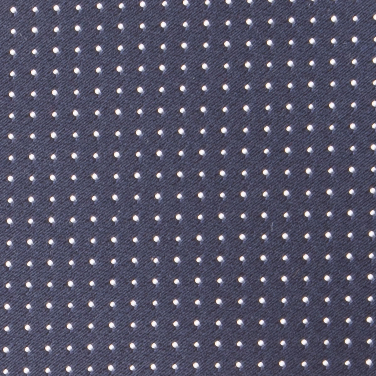 Navy Micro-Dot 5-Fold Bespoke Silk Tie — Caprice Bespoke®
