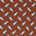 Italian Printed Silk 7-Fold Bespoke Silk Tie — Caprice Bespoke®