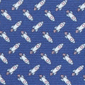 Italian Printed Silk 3-Fold Bespoke Silk Tie — Caprice Bespoke®