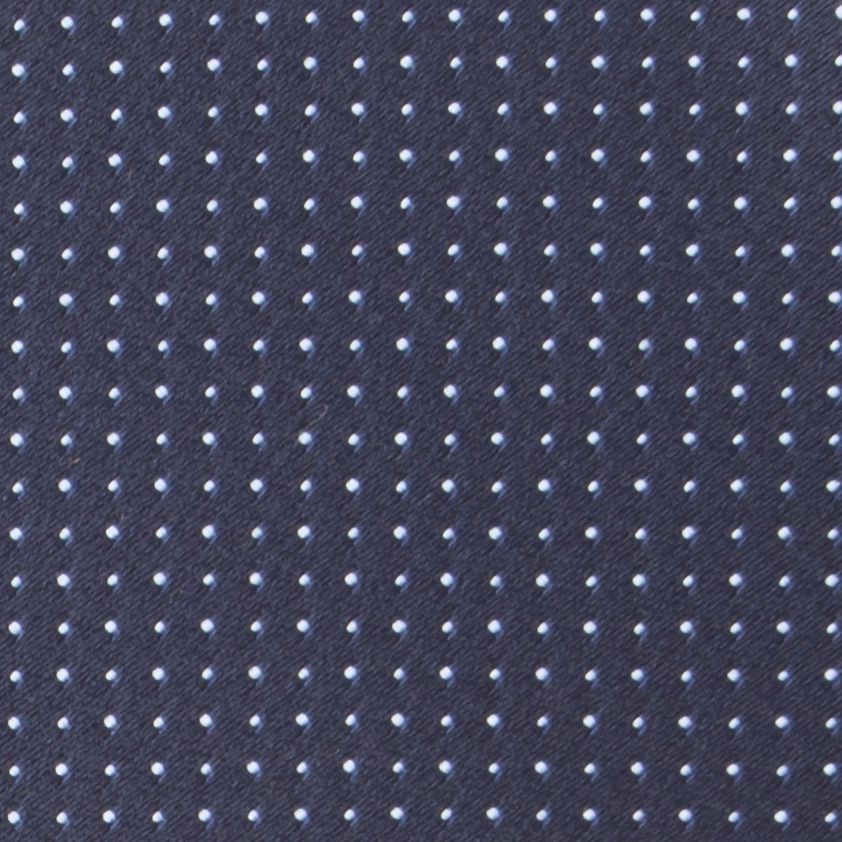 Navy Micro-Dot 3-Fold Bespoke Silk Tie — Caprice Bespoke®