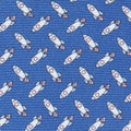 Italian Printed Silk 5-Fold Bespoke Silk Tie — Caprice Bespoke®