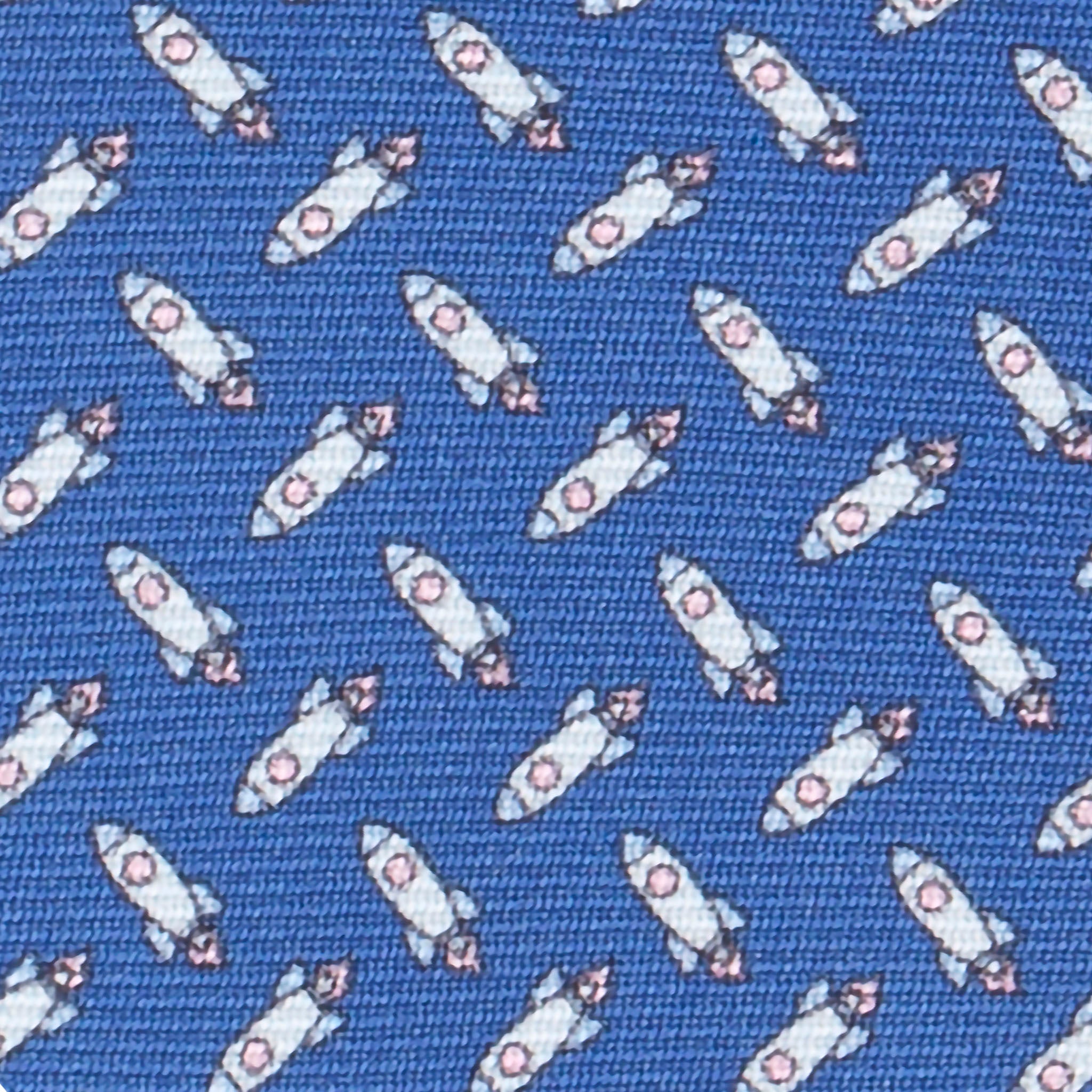 Italian Printed Silk 5-Fold Bespoke Silk Tie — Caprice Bespoke®