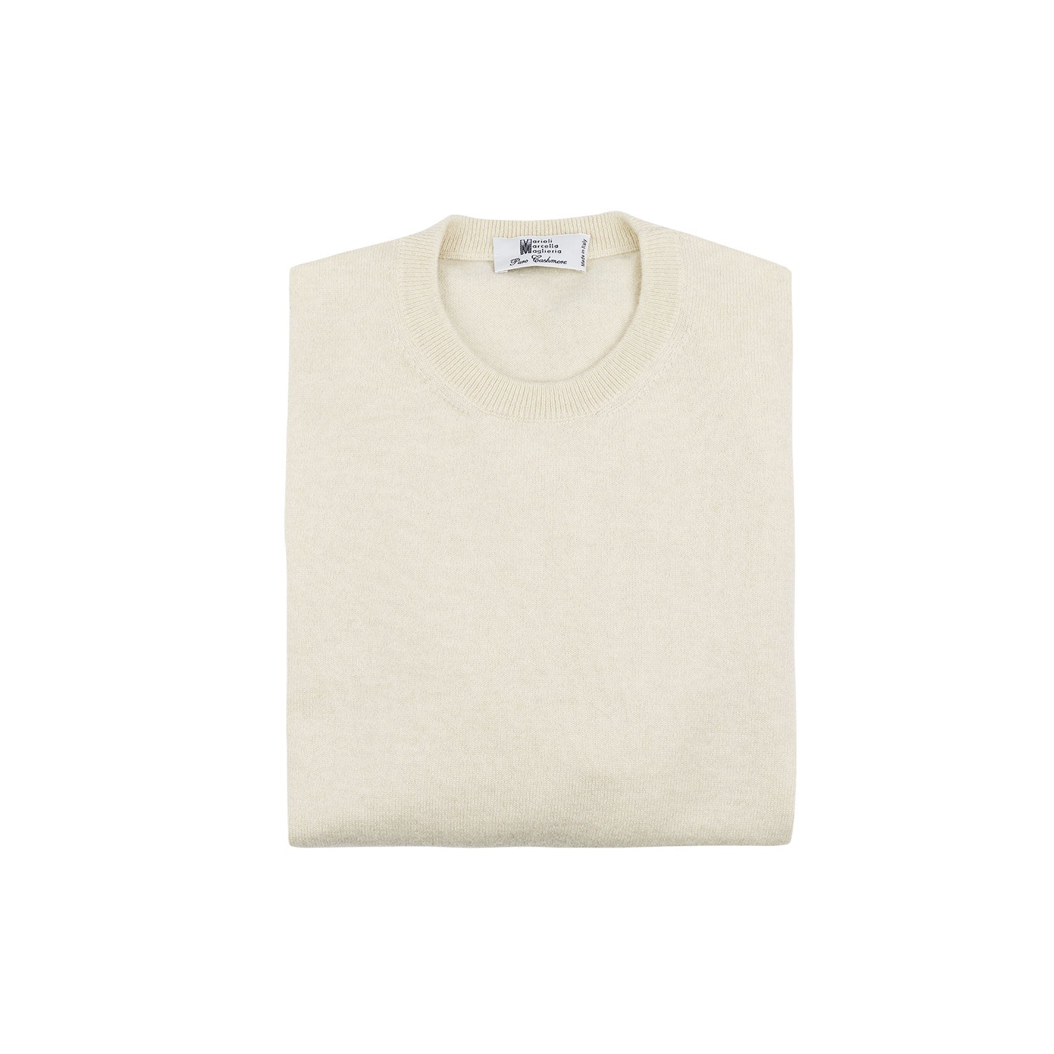 Customizable Italian knitwear women's crew-neck