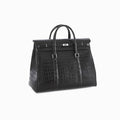 italian-crocodile-leather-travel-bag-saint-tropez-front