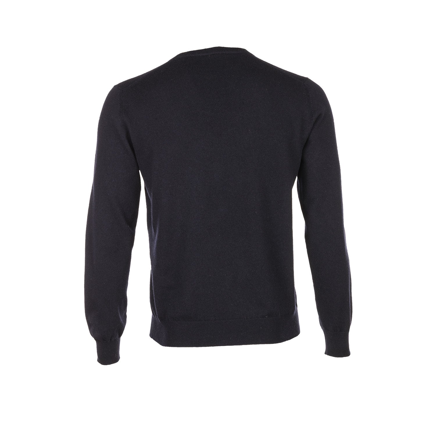 Luxury wool V-neck knit with classic styling
